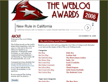 Tablet Screenshot of 2006.weblogawards.org